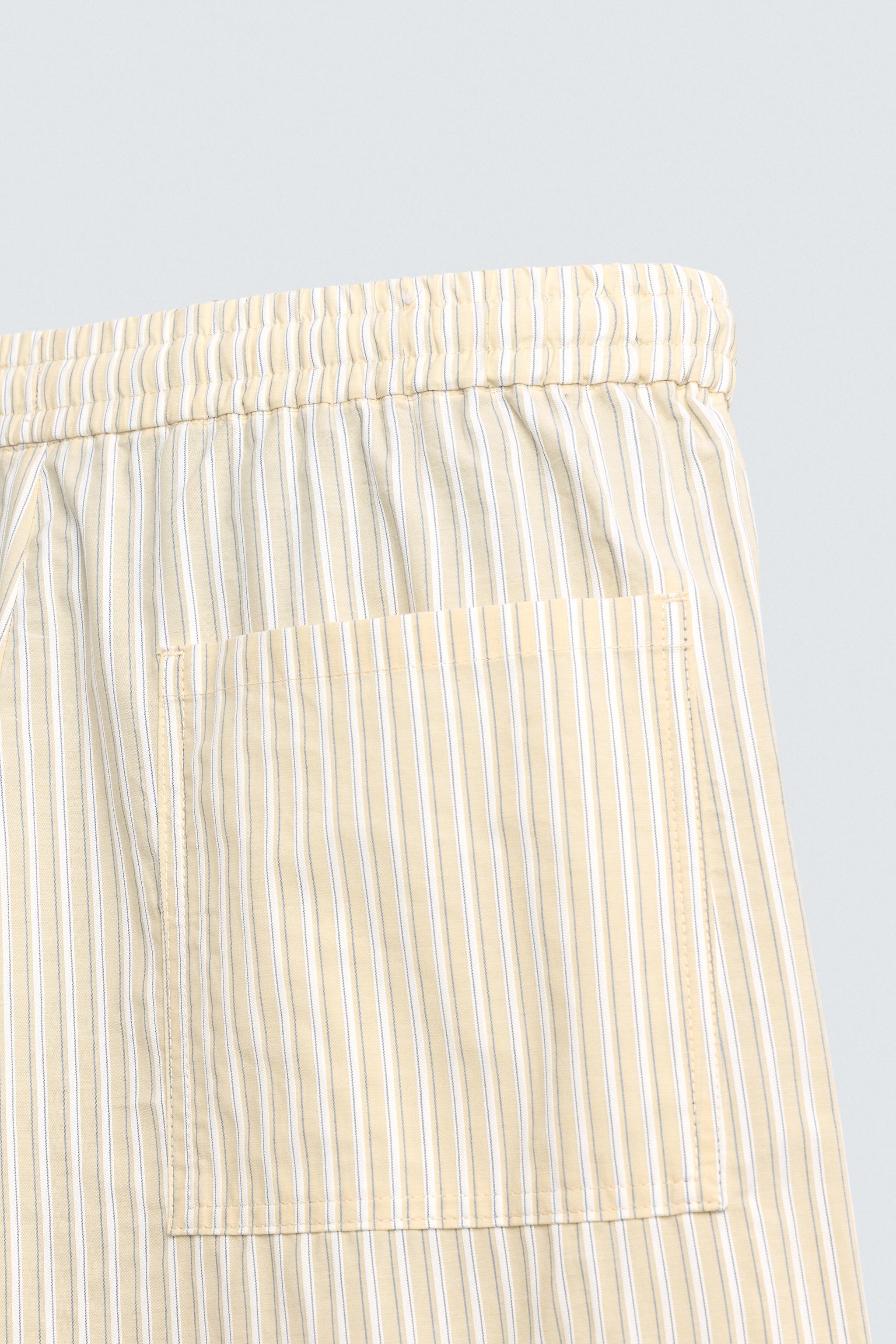 RELAXED FIT CONTRAST STRIPE PANTS